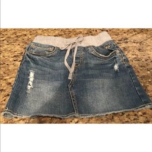 Justice denim skirt 10 R